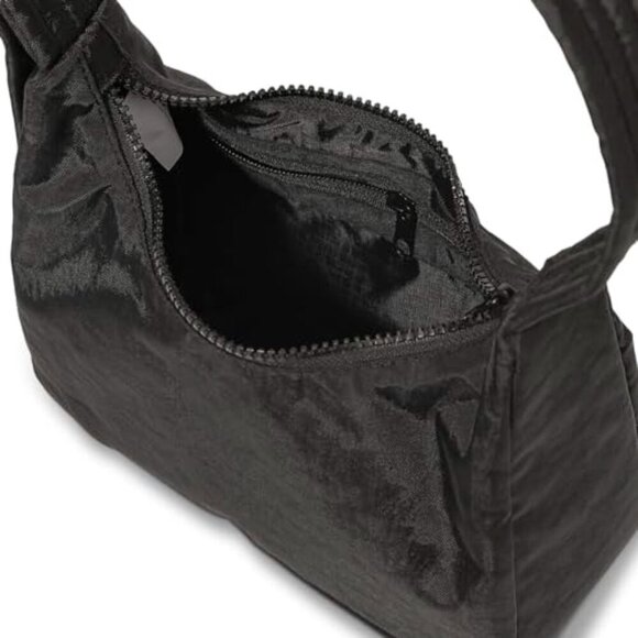 Alilang Women Nylon Shoulder Bag Structured Slouchy Design Adjustable Quilted Strap Minimal